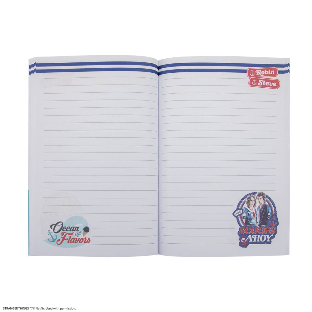 Stranger Things Notizbuch Scoops Ahoy Softcover
