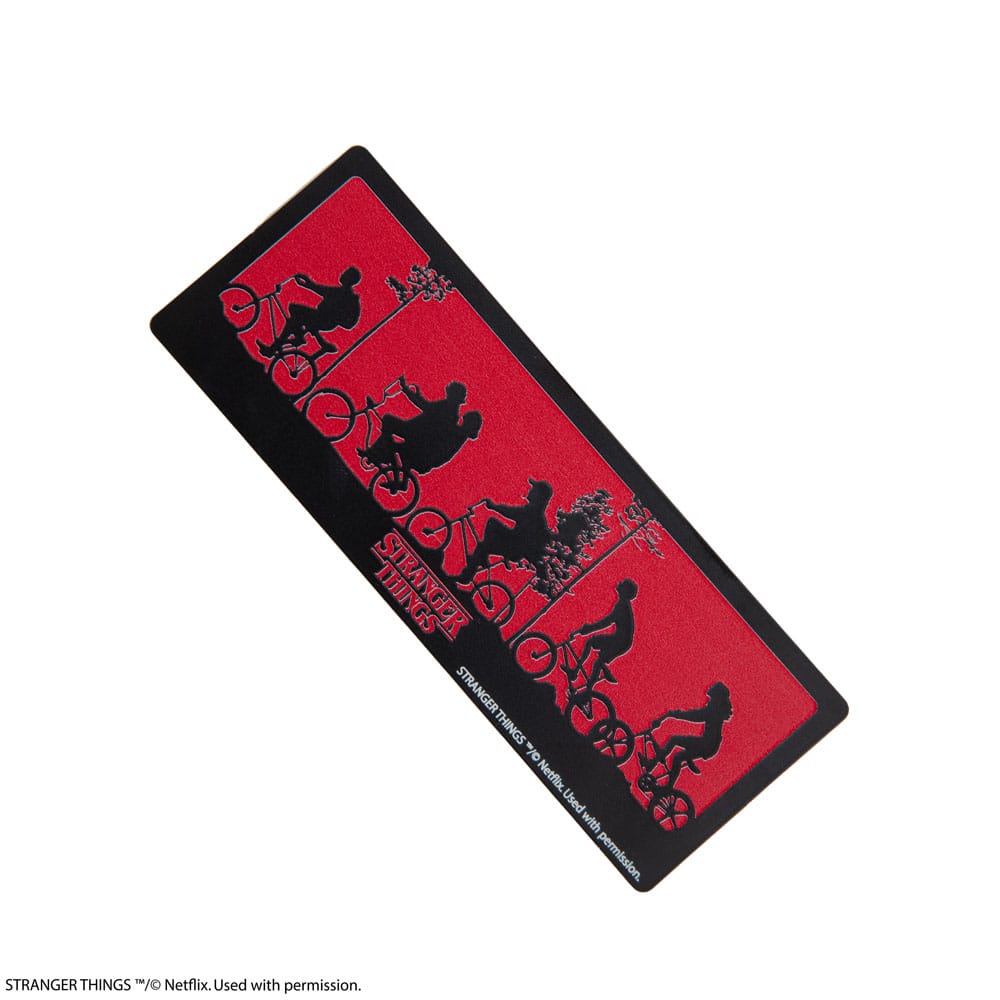 Stranger Things Lesezeichen Silhouette Metal 