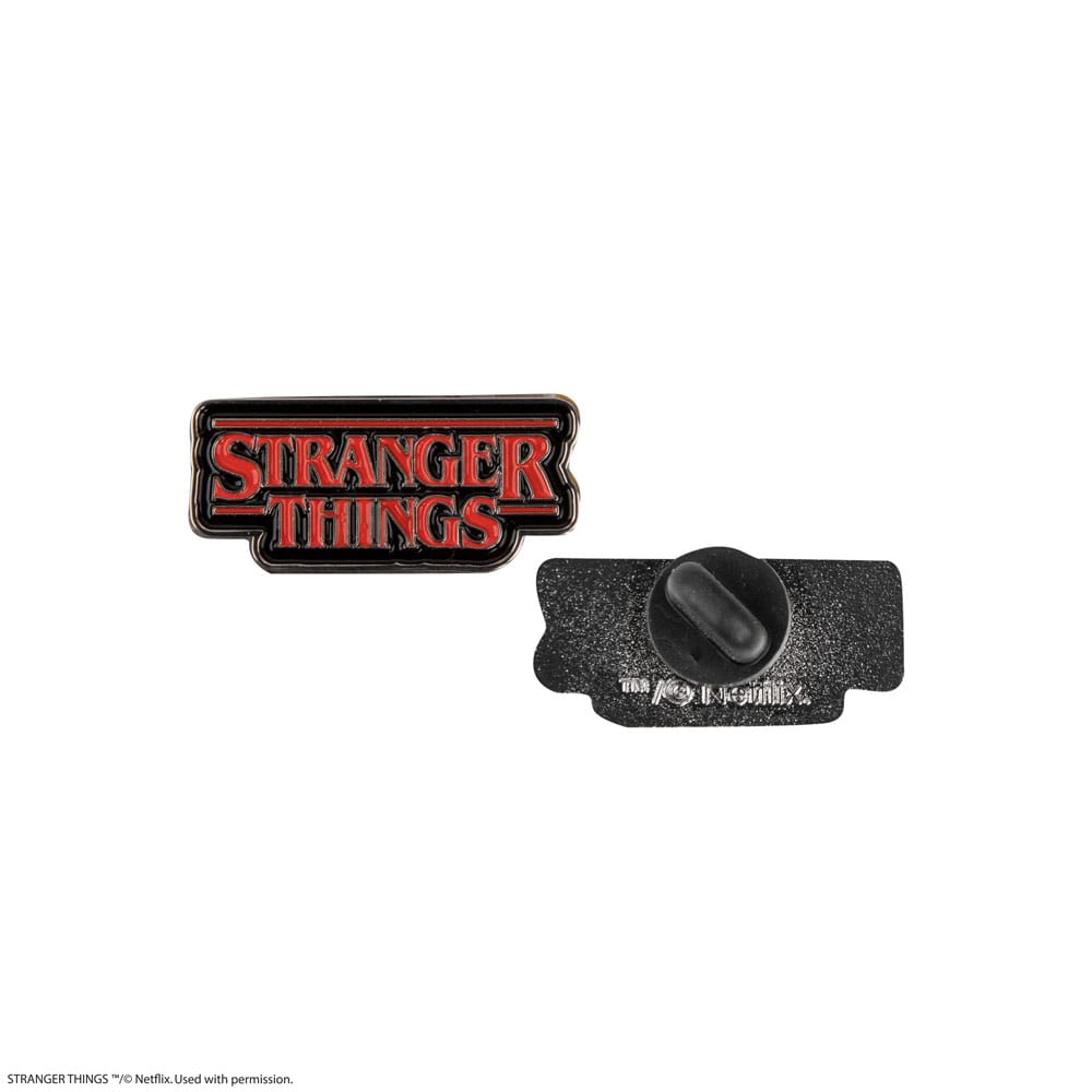 Stranger Things Stachelige Schlägerkugelschreiber & Stranger Things Anstecknadel 