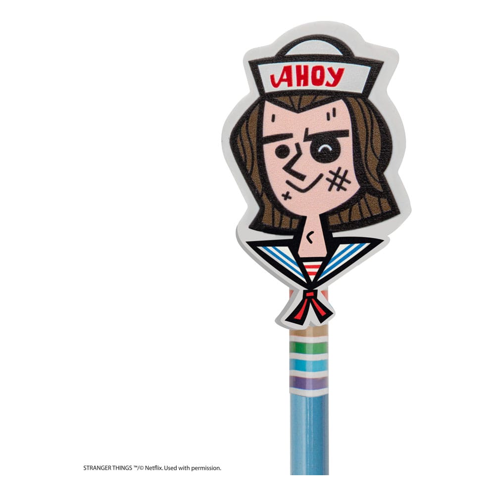 Stranger Things Radiergummi-Bleistift Scoops Ahoy Steve
