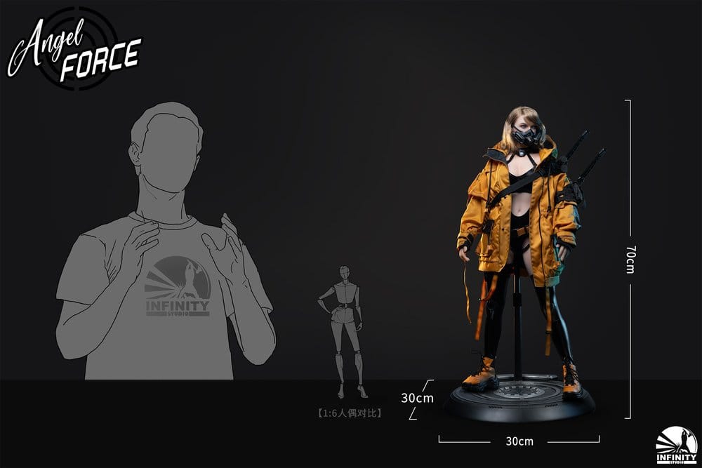 Angel Force Silikon Actionfigur 1/3 Agent Sting 70 cm