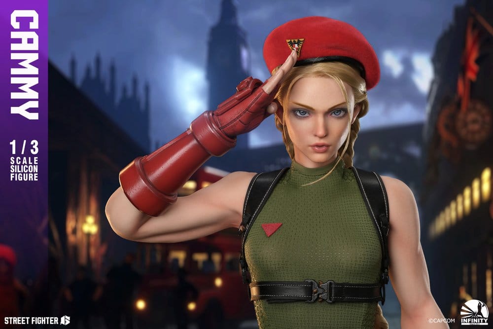 Street Fighter 6 Silikon Actionfigur 1/3 Cammy 65 cm