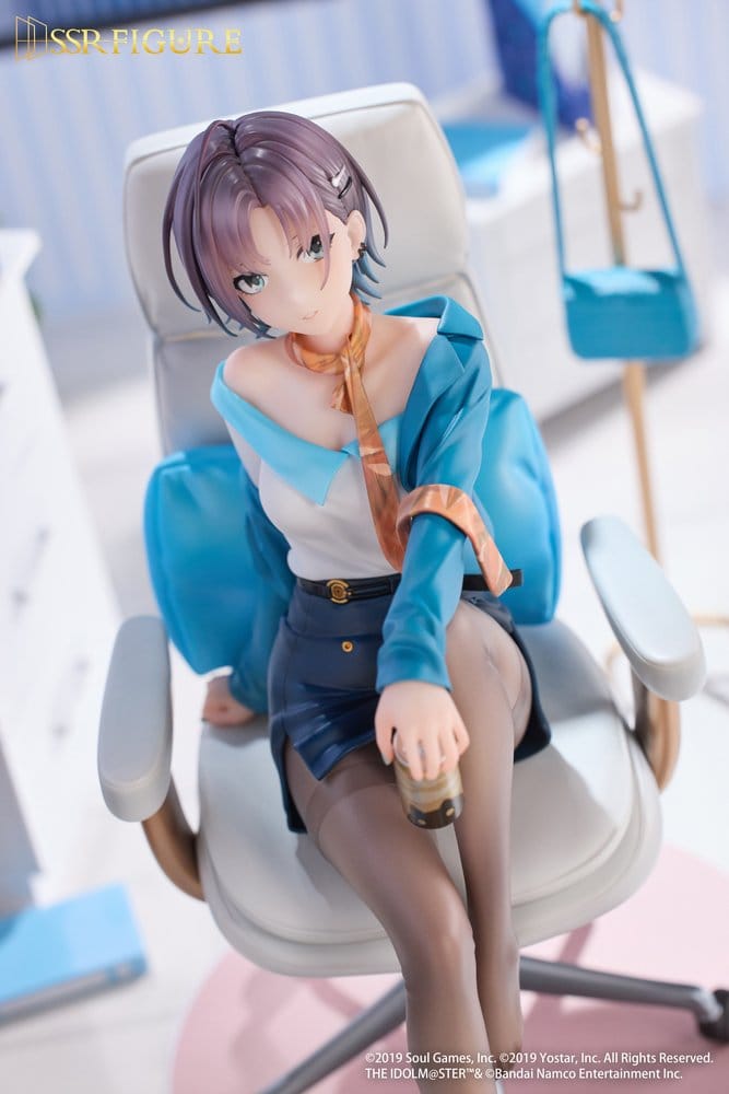Idolmaster Shiny Colors x Mahjong Soul SSR PVC Statue 1/7 Asakura Tooru Leisurely Grace Ver. 21 cm   