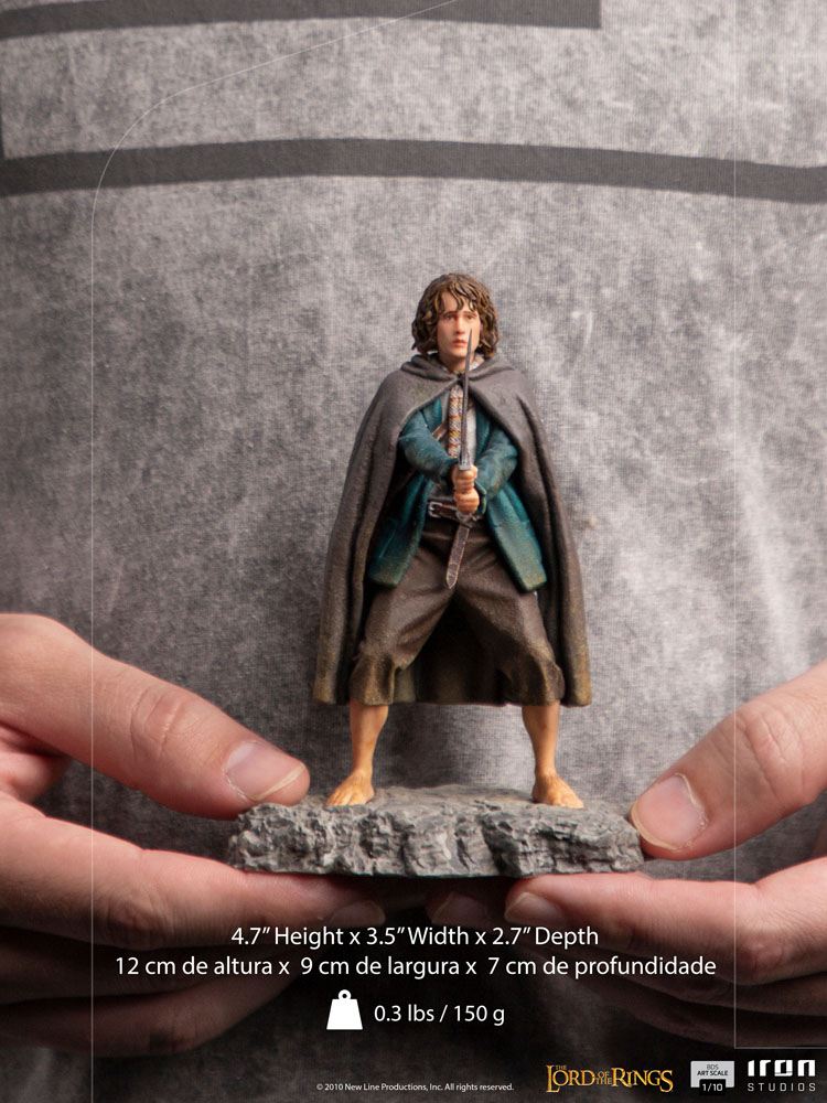 Herr der Ringe BDS Art Scale Statue 1/10 Pippin 12 cm