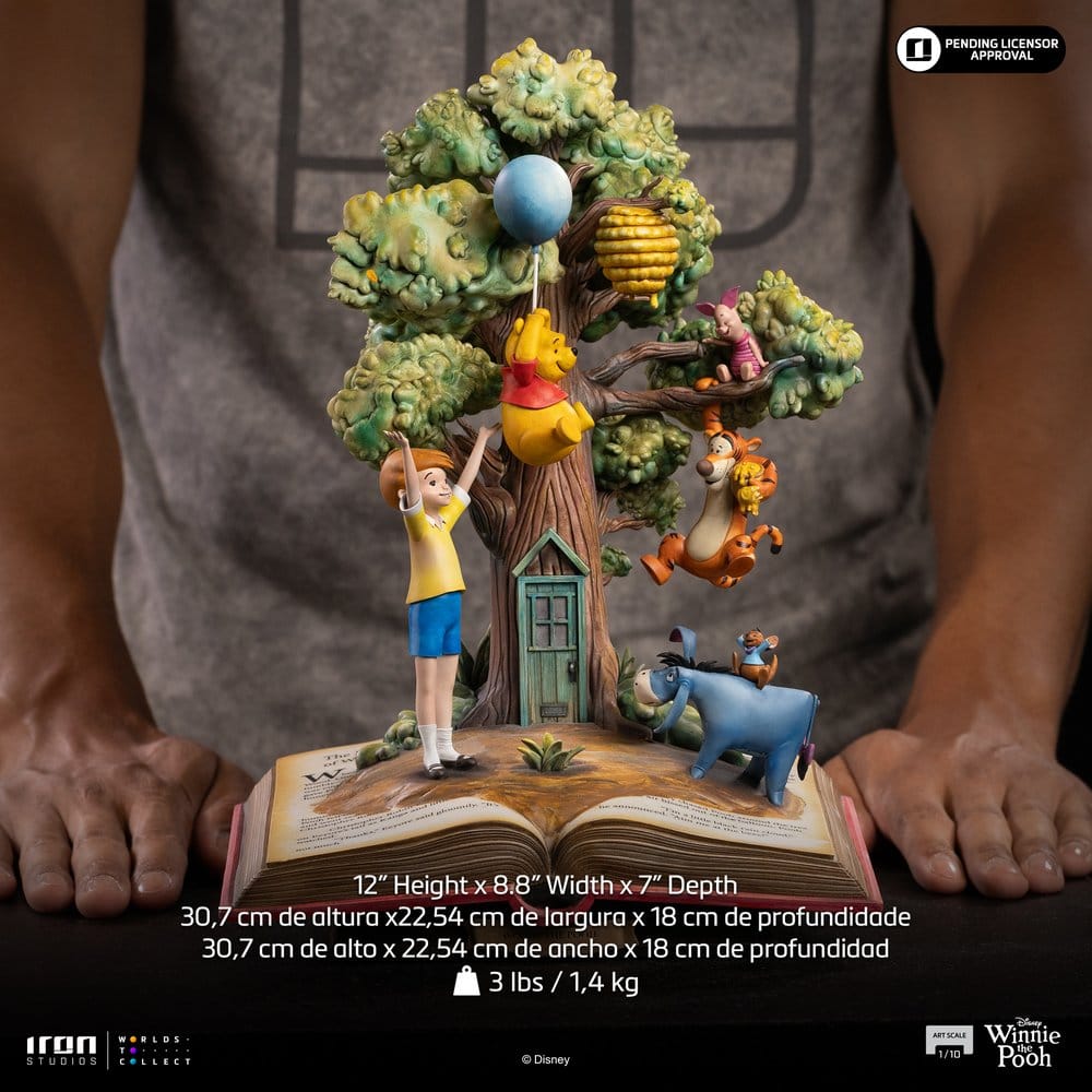 Disney Classics Deluxe Art Scale Statue 1/10 Winnie the Pooh and Friends (100th Anniversary) 31 cm 