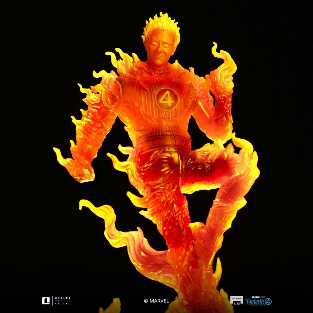 Fantastic Four Art Scale Statue 1/10 Human Torch 30 cm            