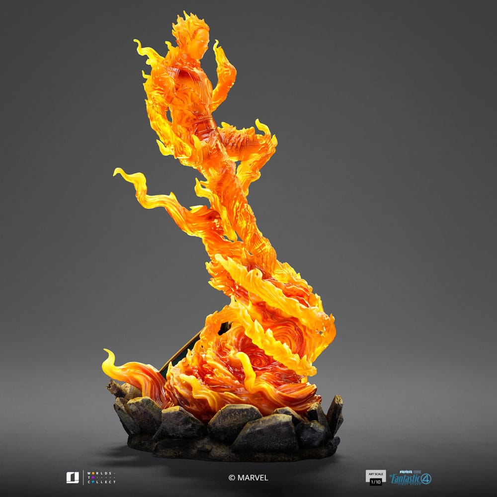 Fantastic Four Art Scale Statue 1/10 Human Torch 30 cm            