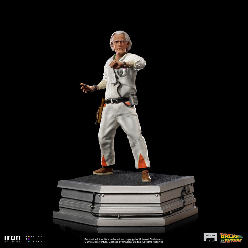 Zurück in die Zukunft Art Scale Statue 1/10 Doc Brown 22 cm