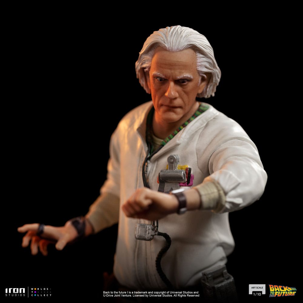 Zurück in die Zukunft Art Scale Statue 1/10 Doc Brown 22 cm