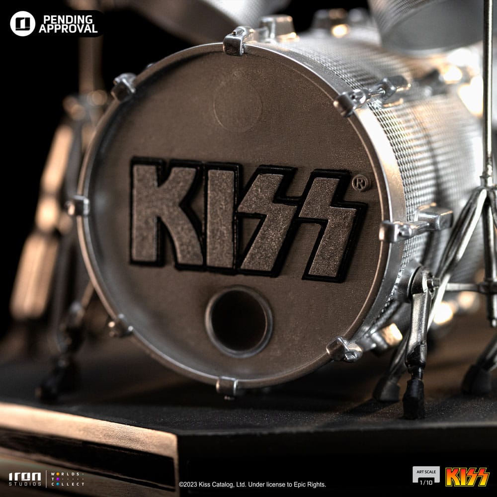 Kiss Art Scale 1/10 Peter Criss Limited Edtition 22 cm