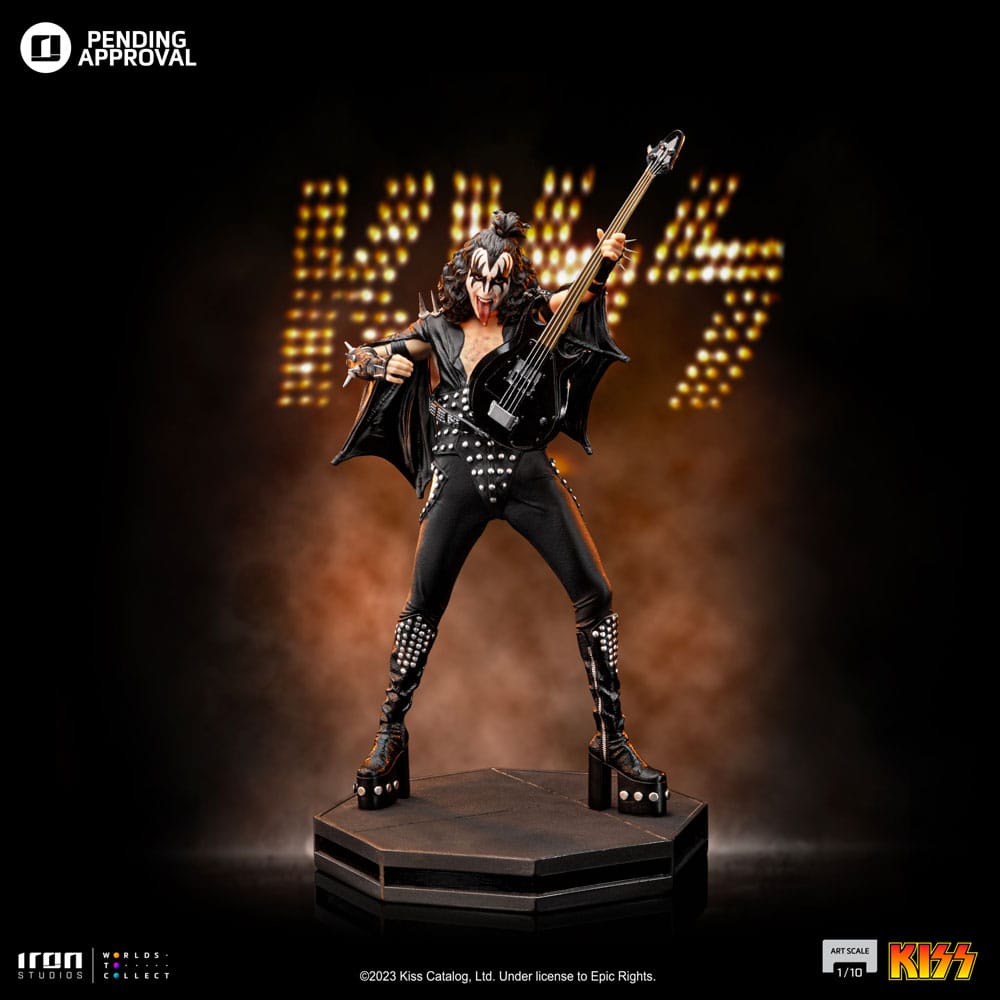 Kiss Art Scale 1/10 Gene Simons Limited Edtition 26 cm