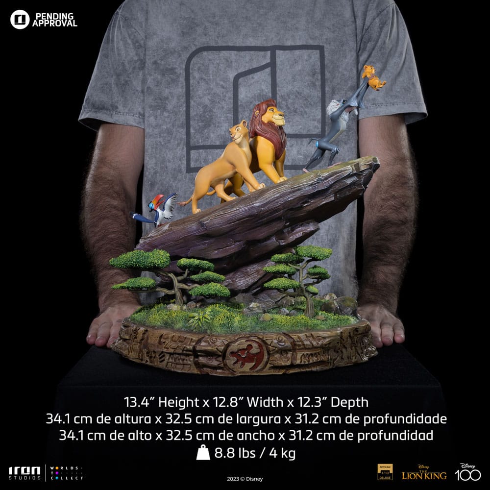 Disney Deluxe Art Scale Statue 1/10 Der König der Löwen 34 cm