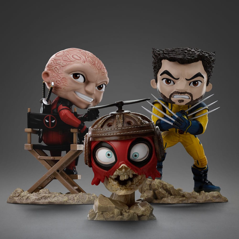 Deadpool & Wolverine Mini Co. PVC Figur Deadpool Unmasked 13 cm      
