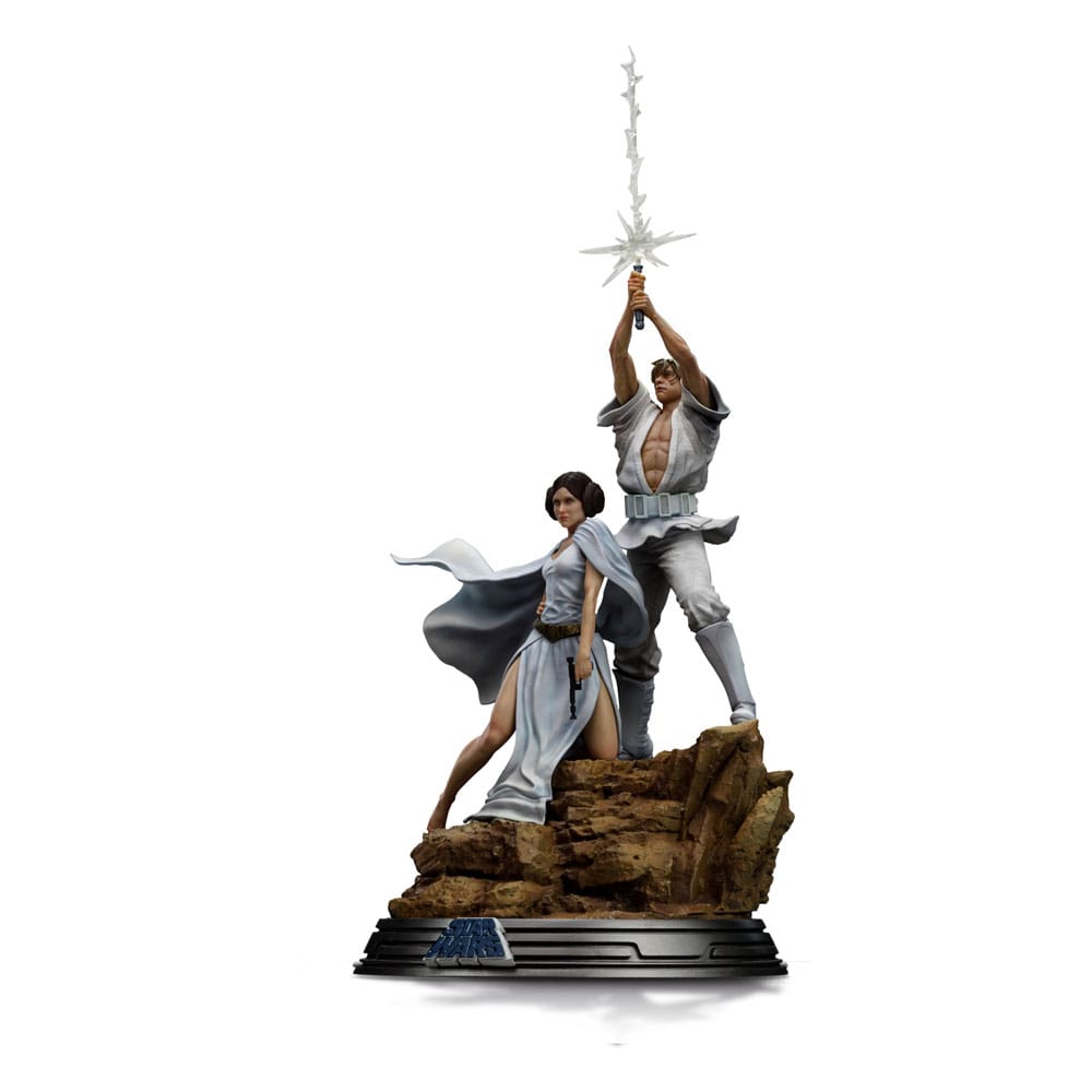 Star Wars Deluxe Art Scale Statue 1/10 Luke and Leia 41 cm            
