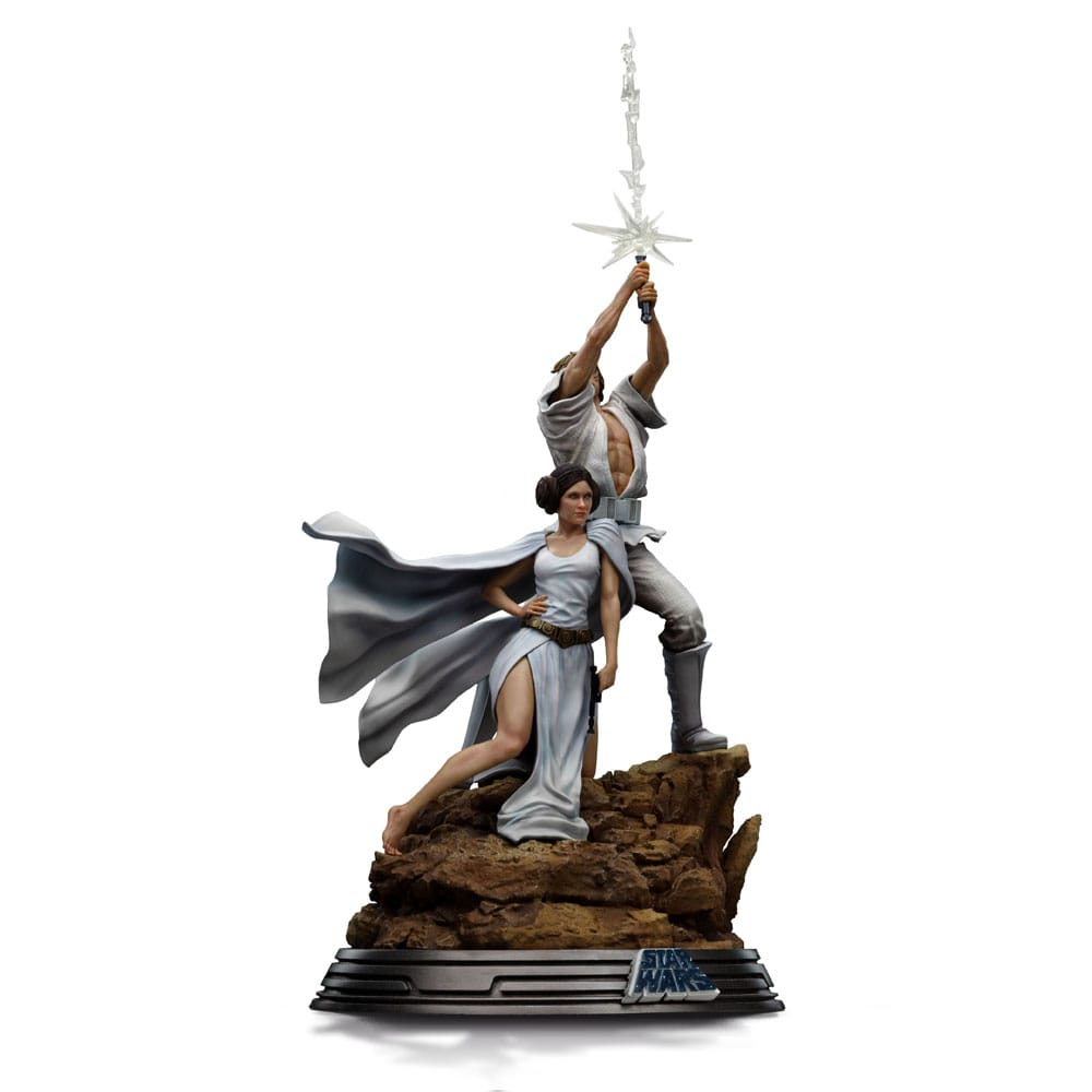 Star Wars Deluxe Art Scale Statue 1/10 Luke and Leia 41 cm            