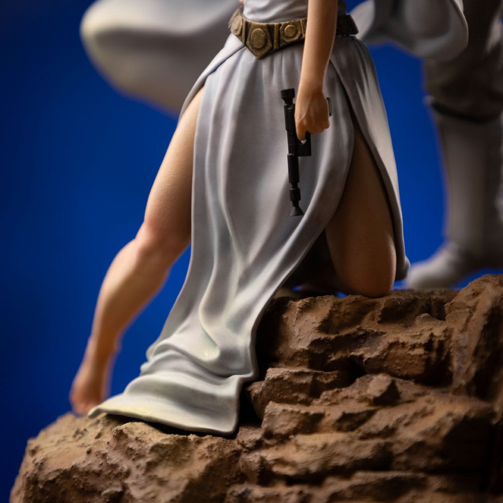 Star Wars Deluxe Art Scale Statue 1/10 Luke and Leia 41 cm            