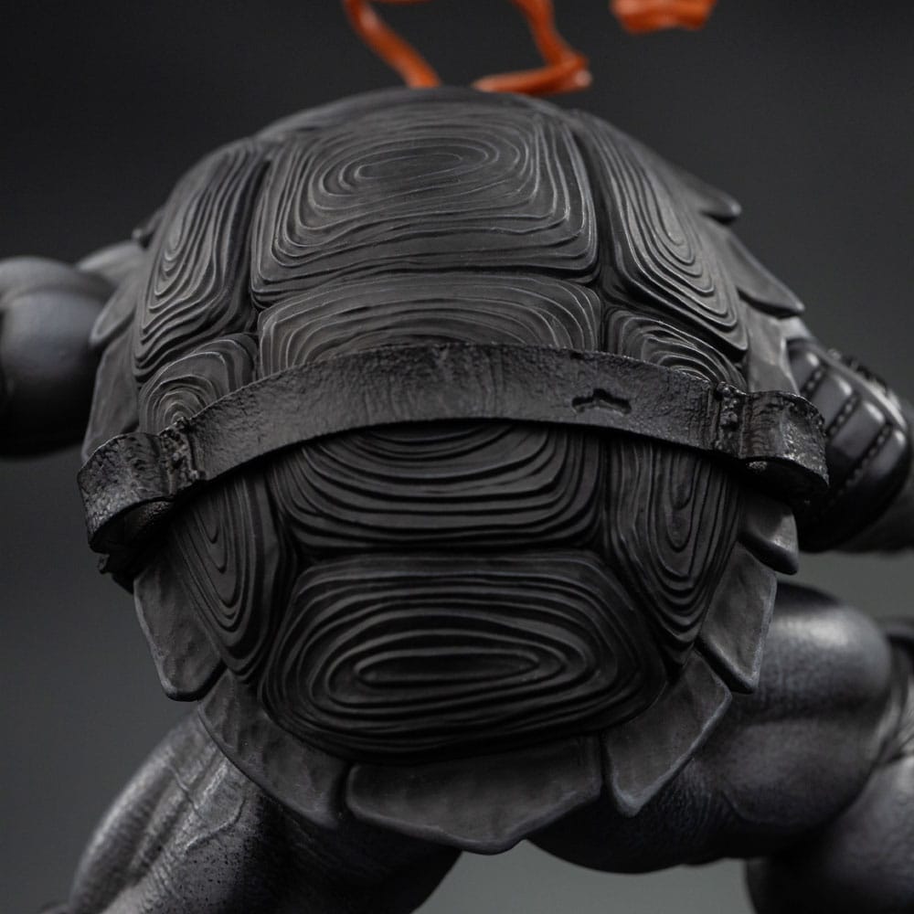 Teenage Mutant Ninja Turtles Art Scale Statue 1/10 Michelangelo Black and White Variant 26 cm heo exclusive  