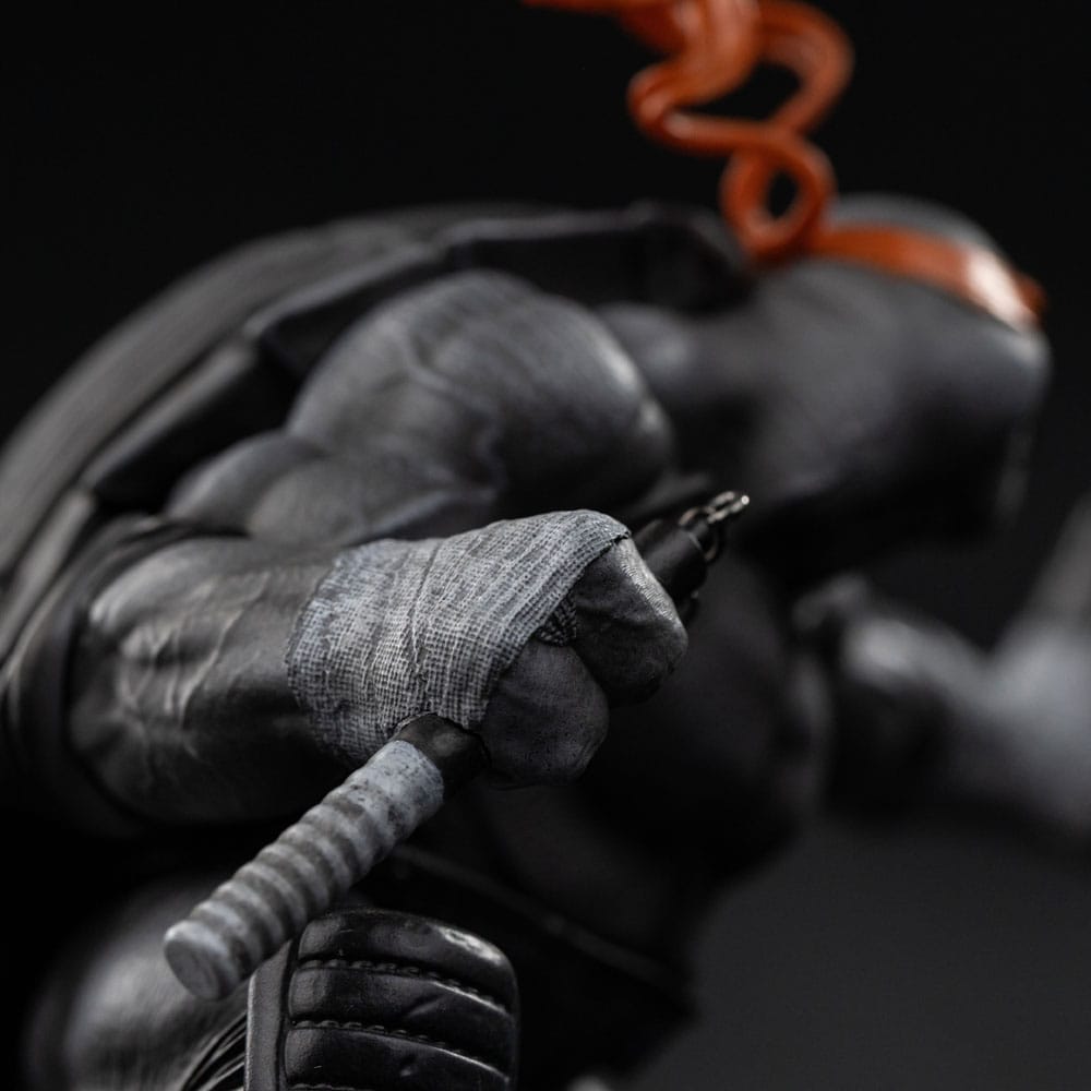 Teenage Mutant Ninja Turtles Art Scale Statue 1/10 Michelangelo Black and White Variant 26 cm heo exclusive  