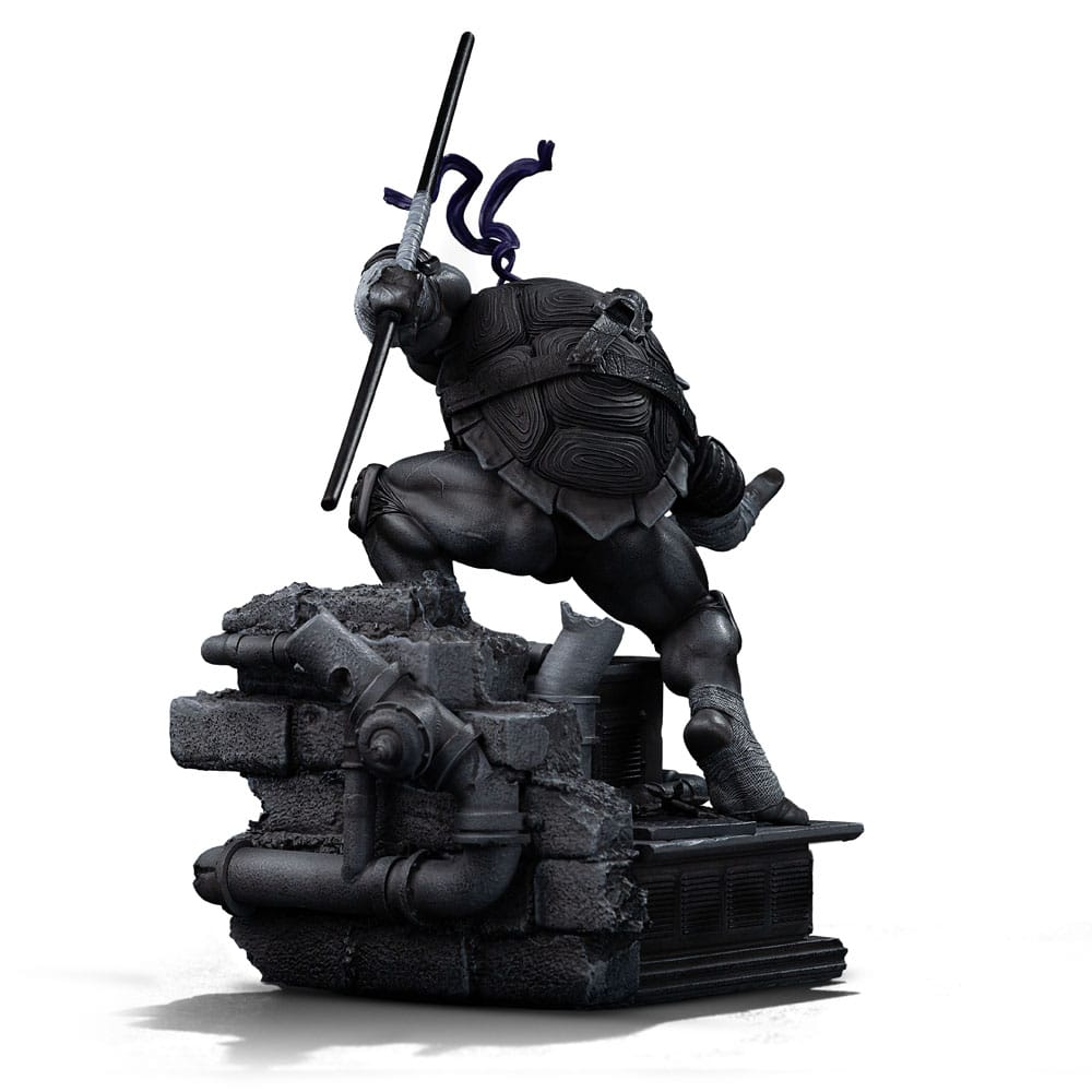 Teenage Mutant Ninja Turtles Art Scale Statue 1/10 Donatello Black and White Variant 26 cm heo exclusive  