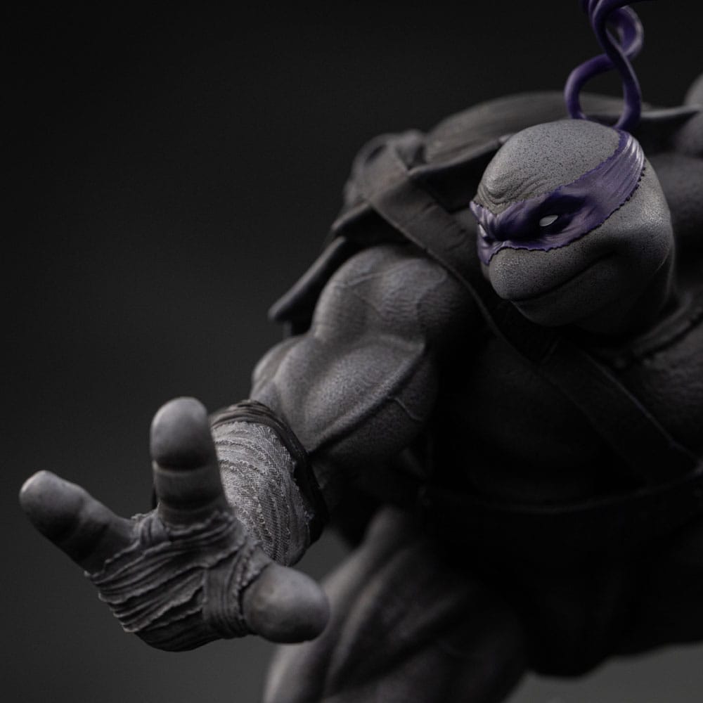 Teenage Mutant Ninja Turtles Art Scale Statue 1/10 Donatello Black and White Variant 26 cm heo exclusive  