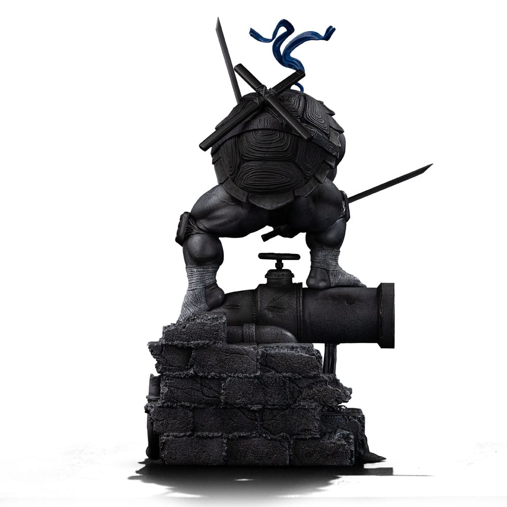 Teenage Mutant Ninja Turtles Art Scale Statue 1/10 Leonardo Black and White Variant 26 cm heo exclusive  