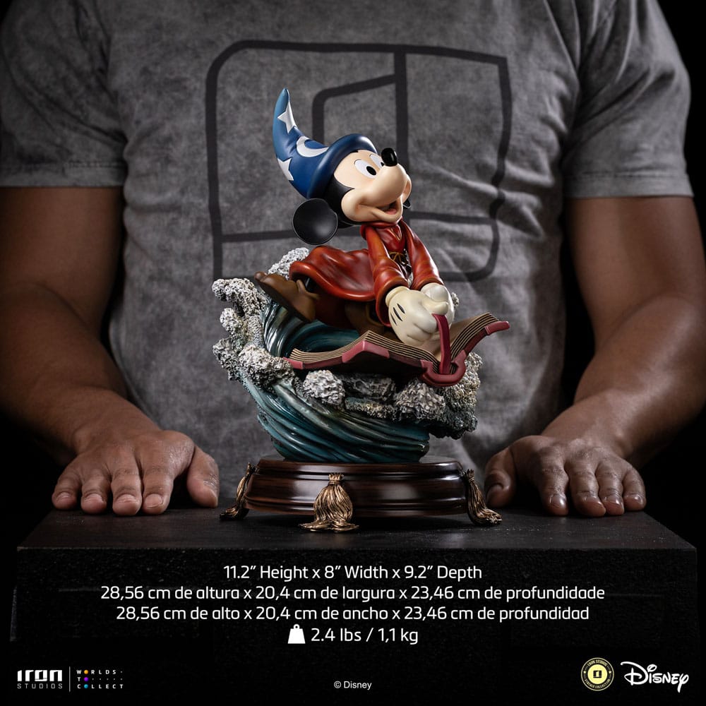Disney Classics Vintage Collection Deluxe Art Scale Statue 1/10 Sorcerer Mickey 28 cm     