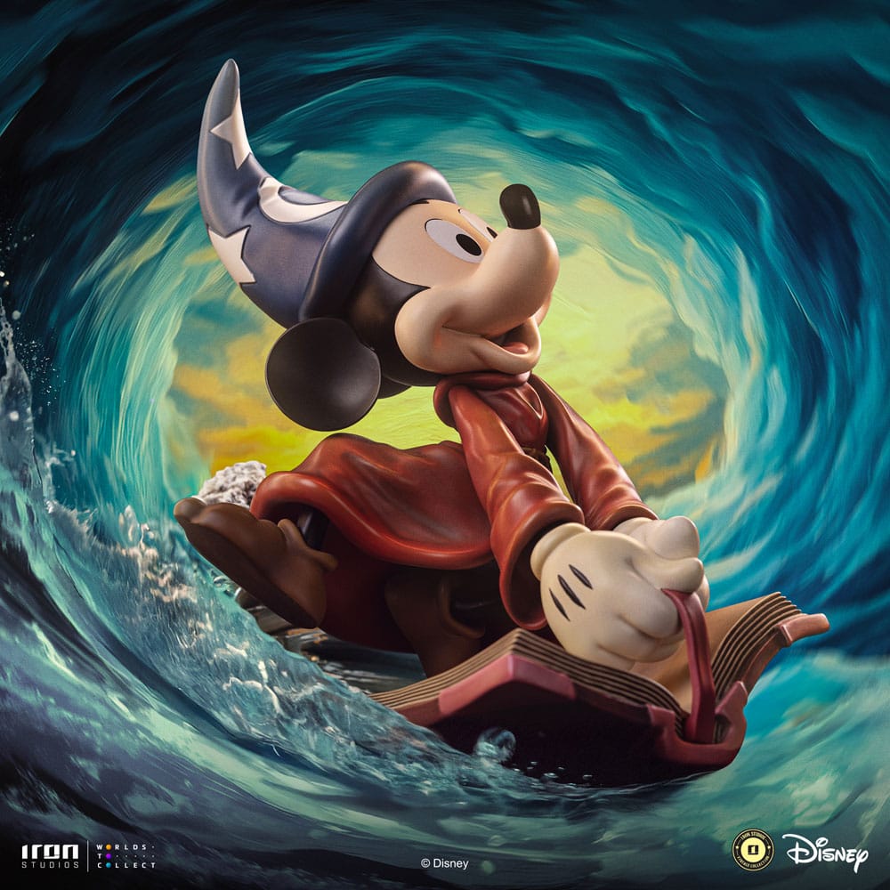 Disney Classics Vintage Collection Deluxe Art Scale Statue 1/10 Sorcerer Mickey 28 cm     