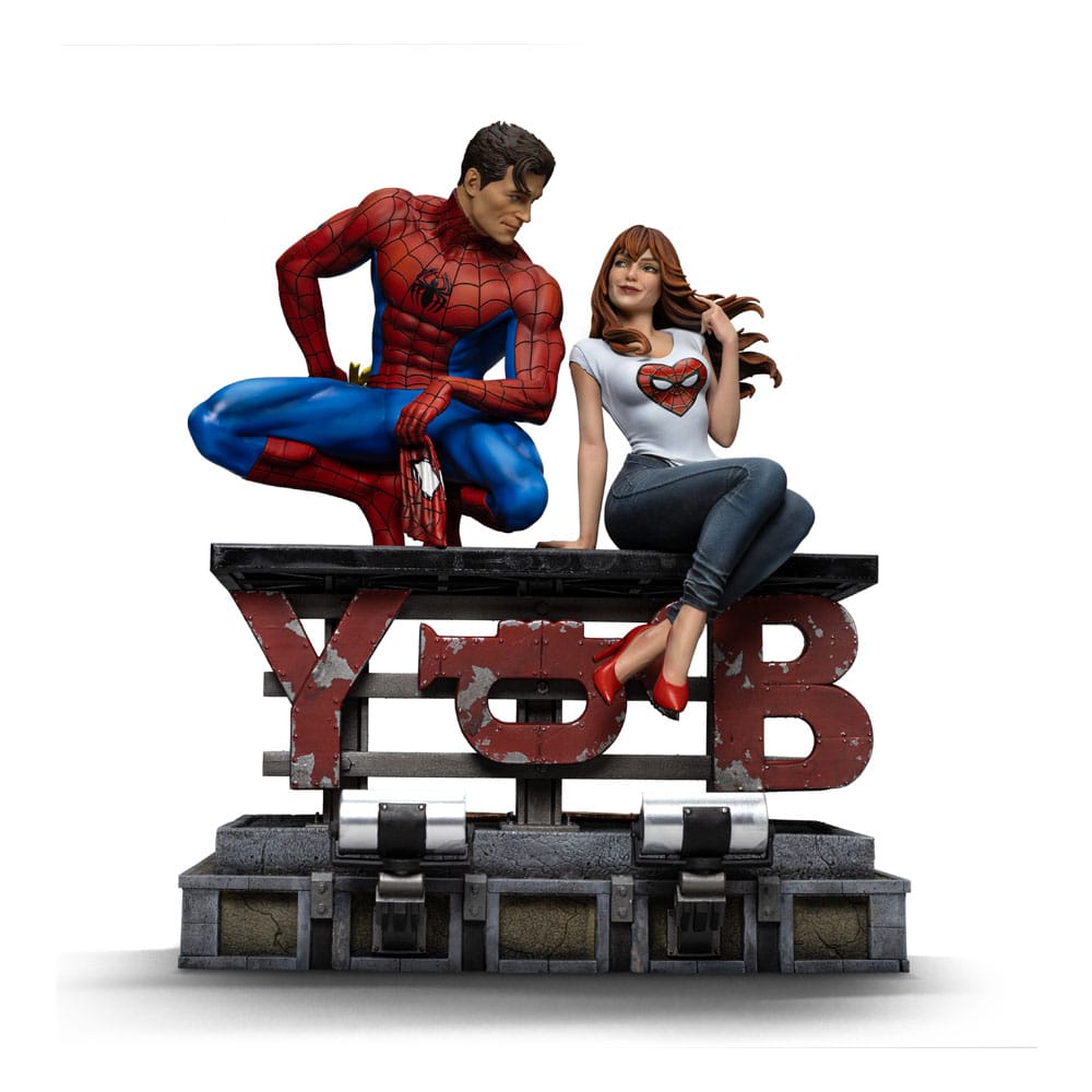 Spider-Man Diorama Art Scale Statue 1/6 Spider-Man and Mary Jane 35 cm