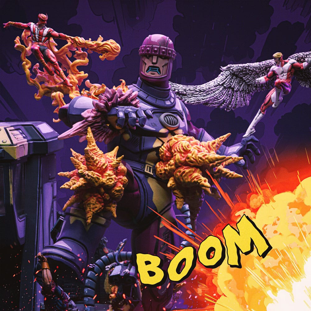 Marvel Demi Art Scale Statue 1/20 X-Men Danger Room Diorama B (Comic Version) 43 cm 