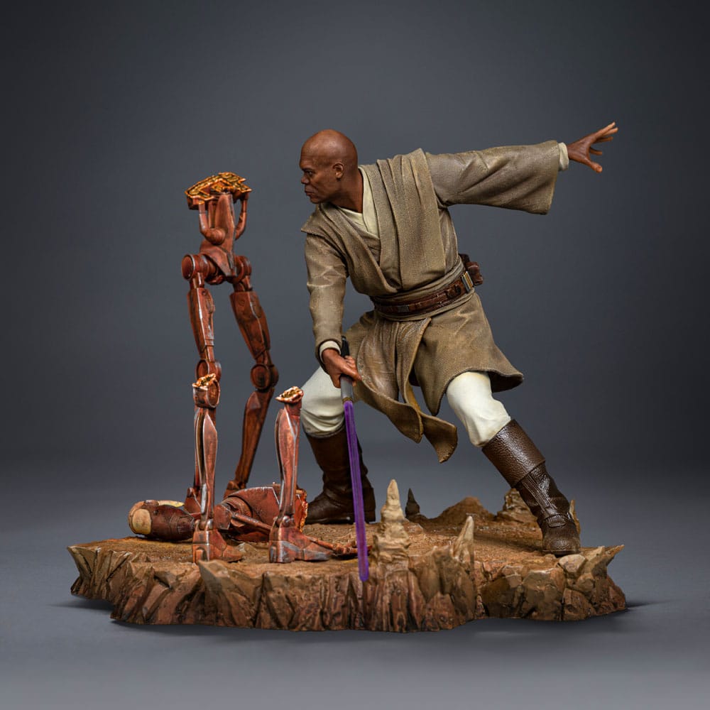 Star Wars Art Scale Statue 1/10 Mace Windu 18 cm            