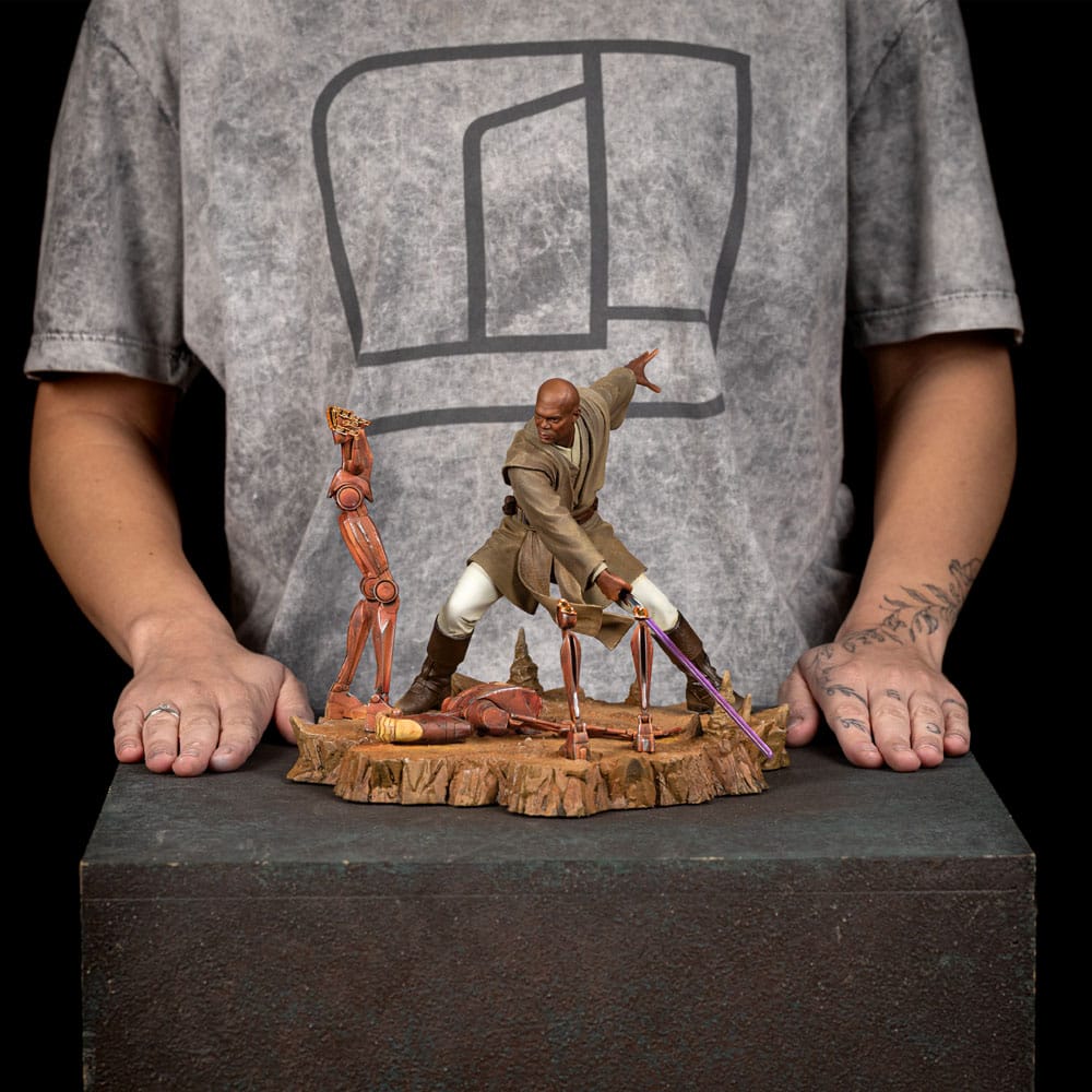 Star Wars Art Scale Statue 1/10 Mace Windu 18 cm            
