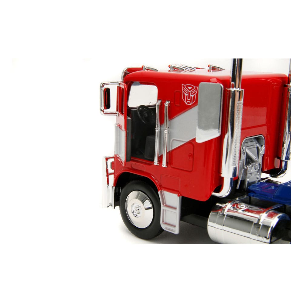 Transformers Diecast Modell 1/24 Big Rig T7 Optimus Prime  