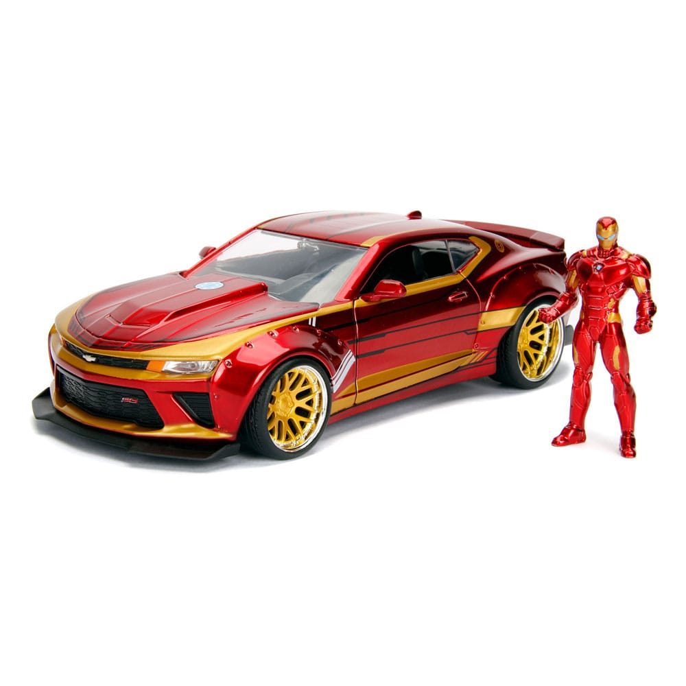 Avengers Diecast Modell 1/24 2016 Chevy Camaro SS Iron Man  