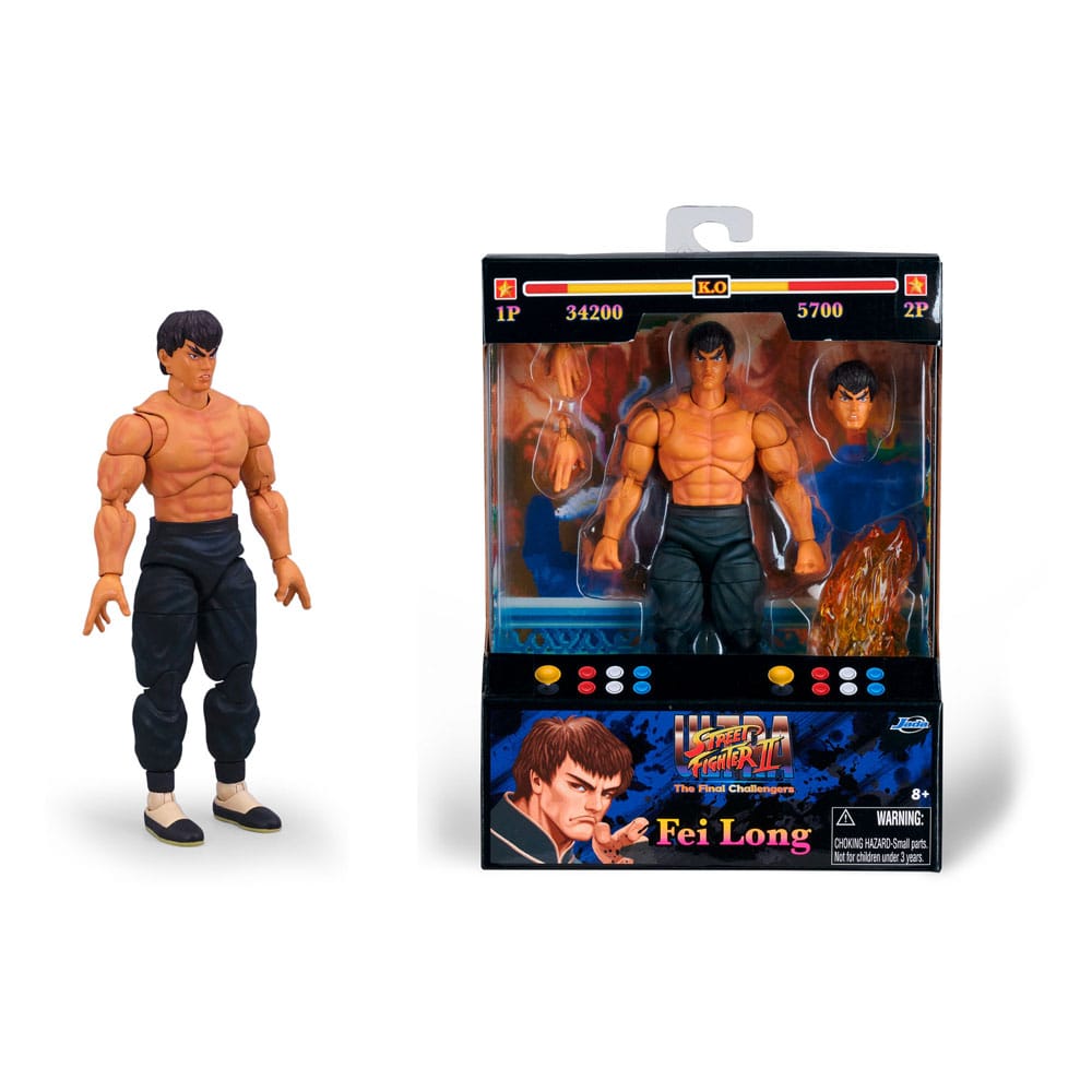 Ultra Street Fighter II: The Final Challengers Actionfigur 1/12 Fei-Long 15 cm   
