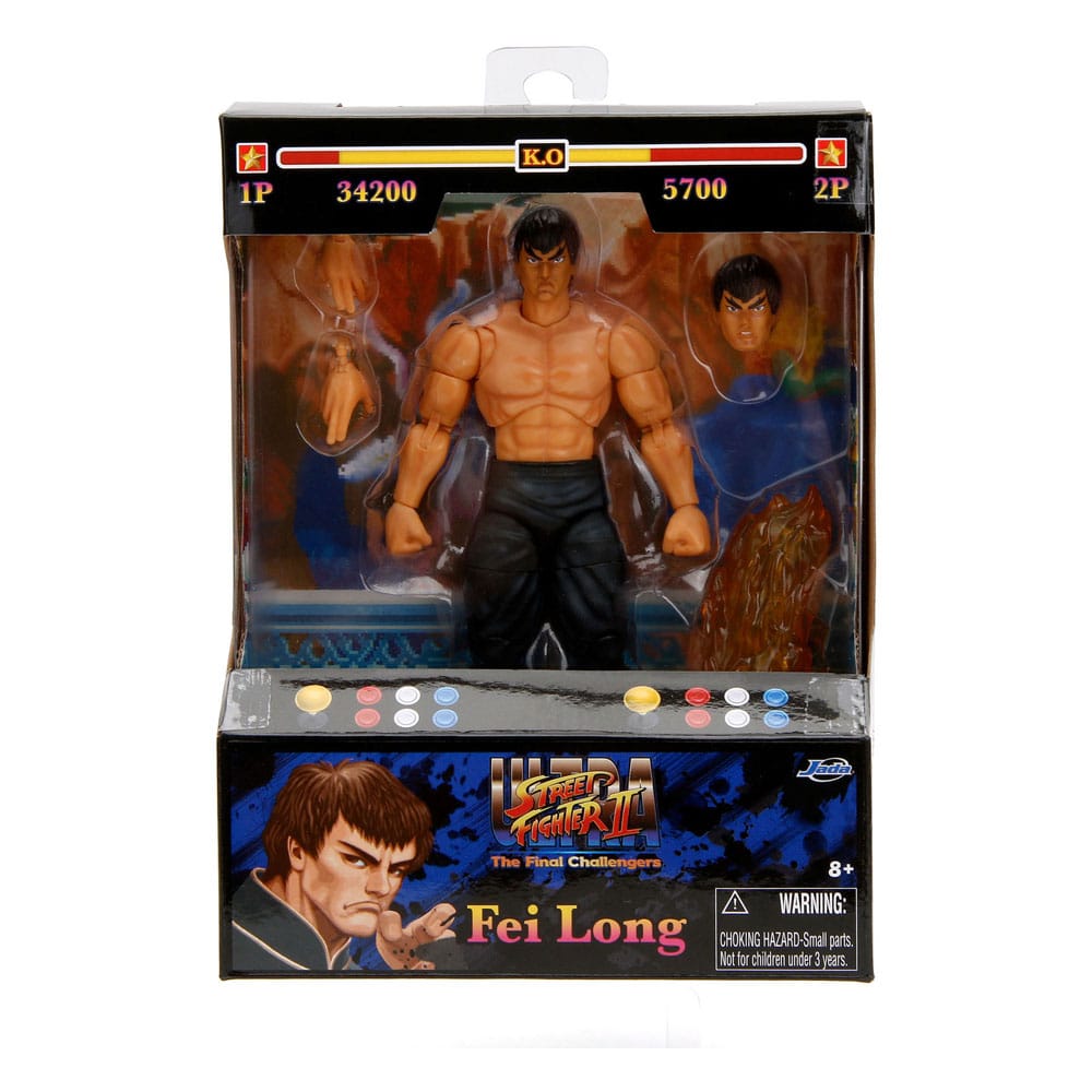 Ultra Street Fighter II: The Final Challengers Actionfigur 1/12 Fei-Long 15 cm   