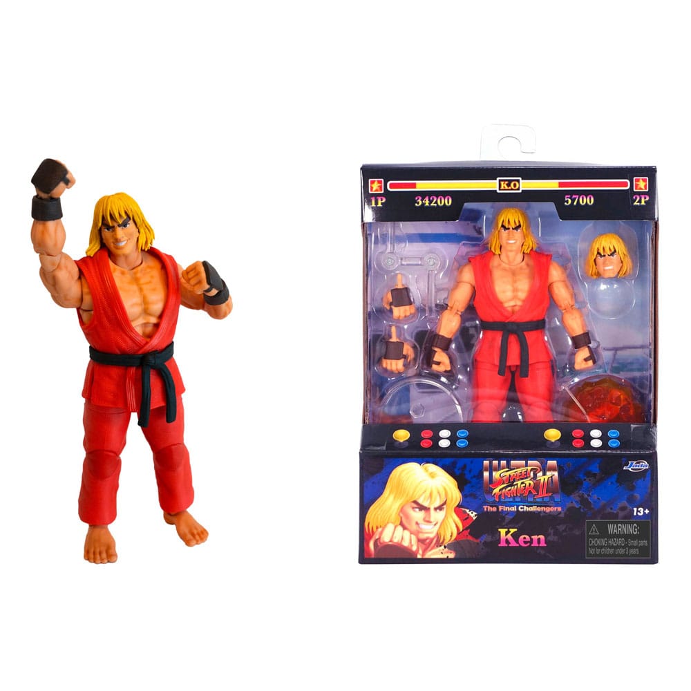 Ultra Street Fighter II: The Final Challengers Actionfigur 1/12 Ken 15 cm   