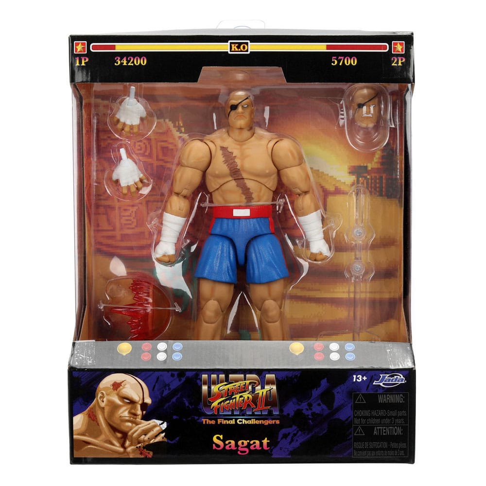 Ultra Street Fighter II: The Final Challengers Actionfigur 1/12 Sagat 19 cm   