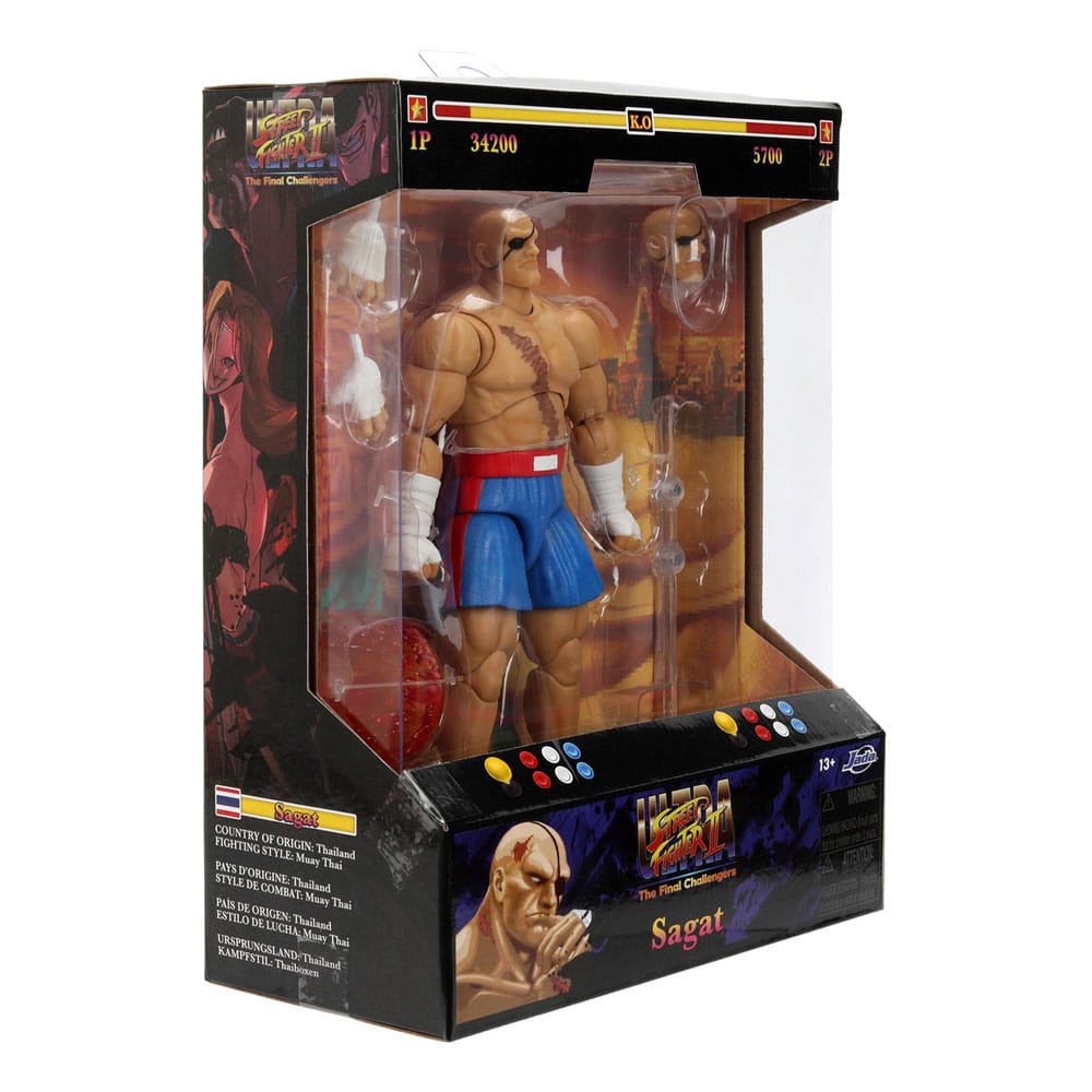 Ultra Street Fighter II: The Final Challengers Actionfigur 1/12 Sagat 19 cm   