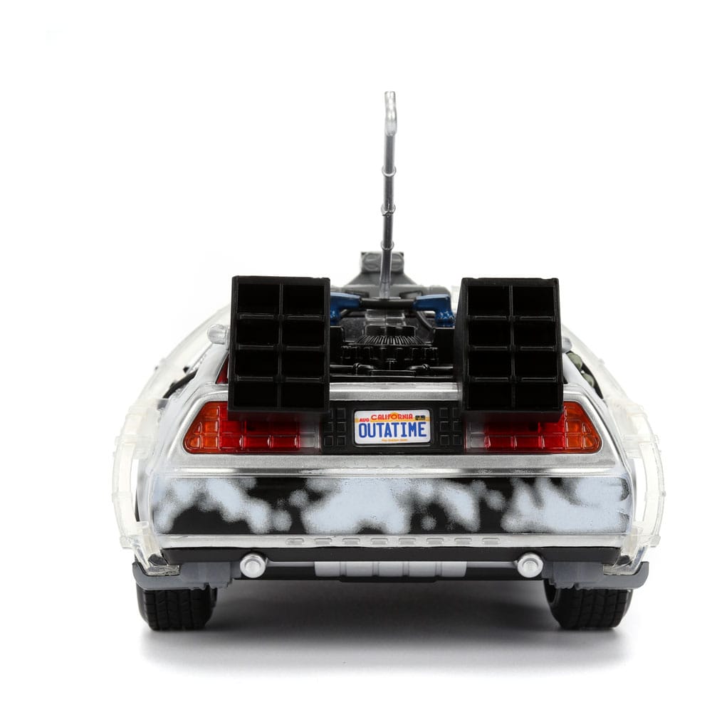 Zurück in die Zukunft Diecast Modell 1/24 Time Machine Frost 