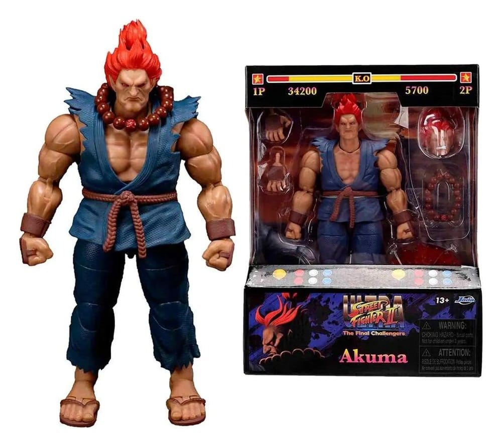 Street Fighter II Actionfigur Akuma 15 cm