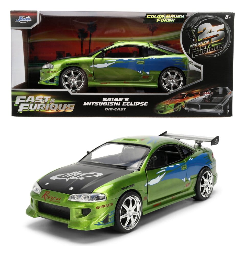 Fast & Furious Diecast Modell 1:24 Anniversary Mitsubishi 19 cm