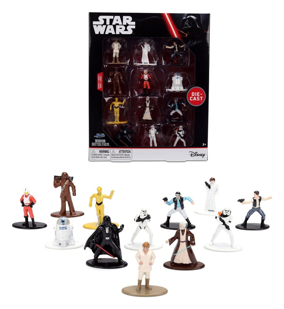Star Wars Nano Metalfigs Minifiguren 12er-Pack