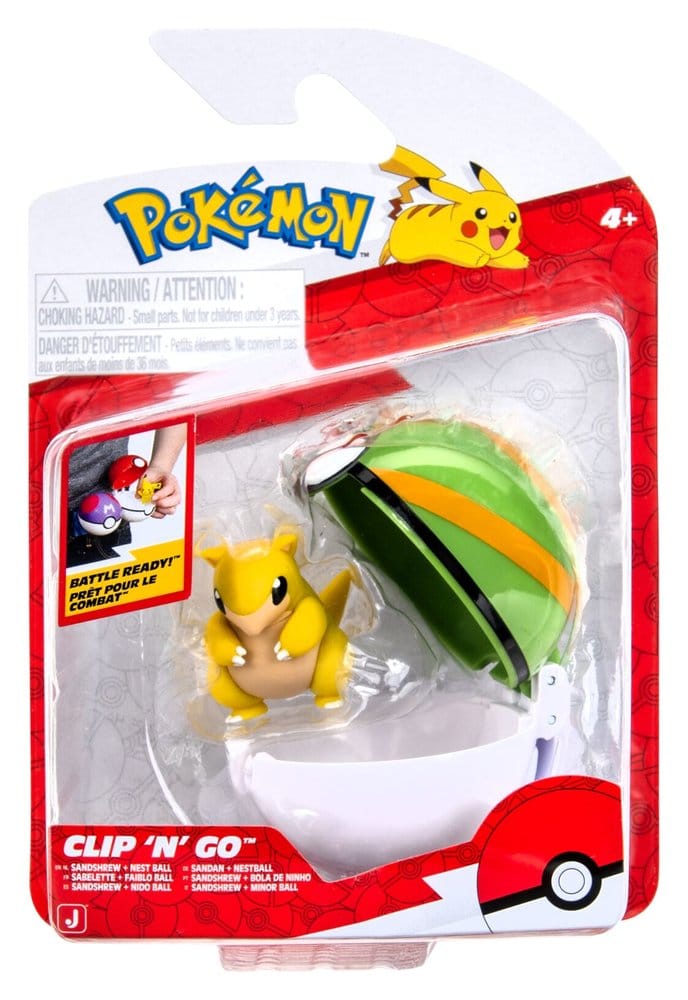 Pokémon Clip 'n' Go Minifiguren Poké Balls ver. 22 Sortiment (6)