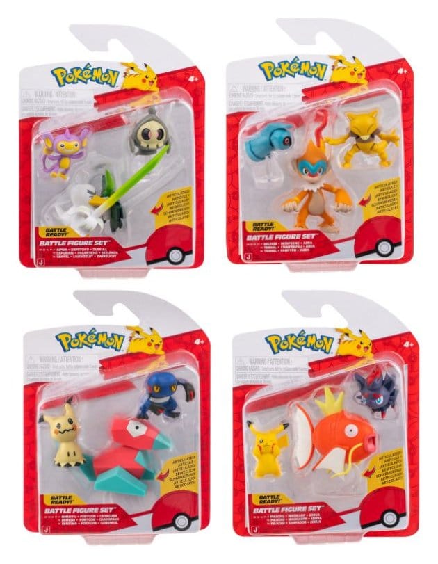 Pokémon Battle Figure Actionfiguren 3er Pack ver. 25 Sortiment (4)