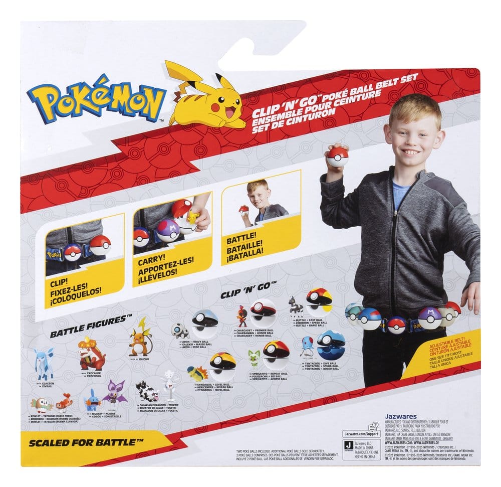 Pokémon Clip 'n' Go Gürtel-Set ver. 19 Sortiment (4)