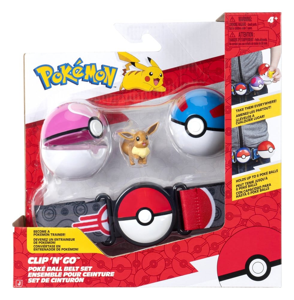 Pokémon Clip 'n' Go Gürtel-Set ver. 19 Sortiment (4)