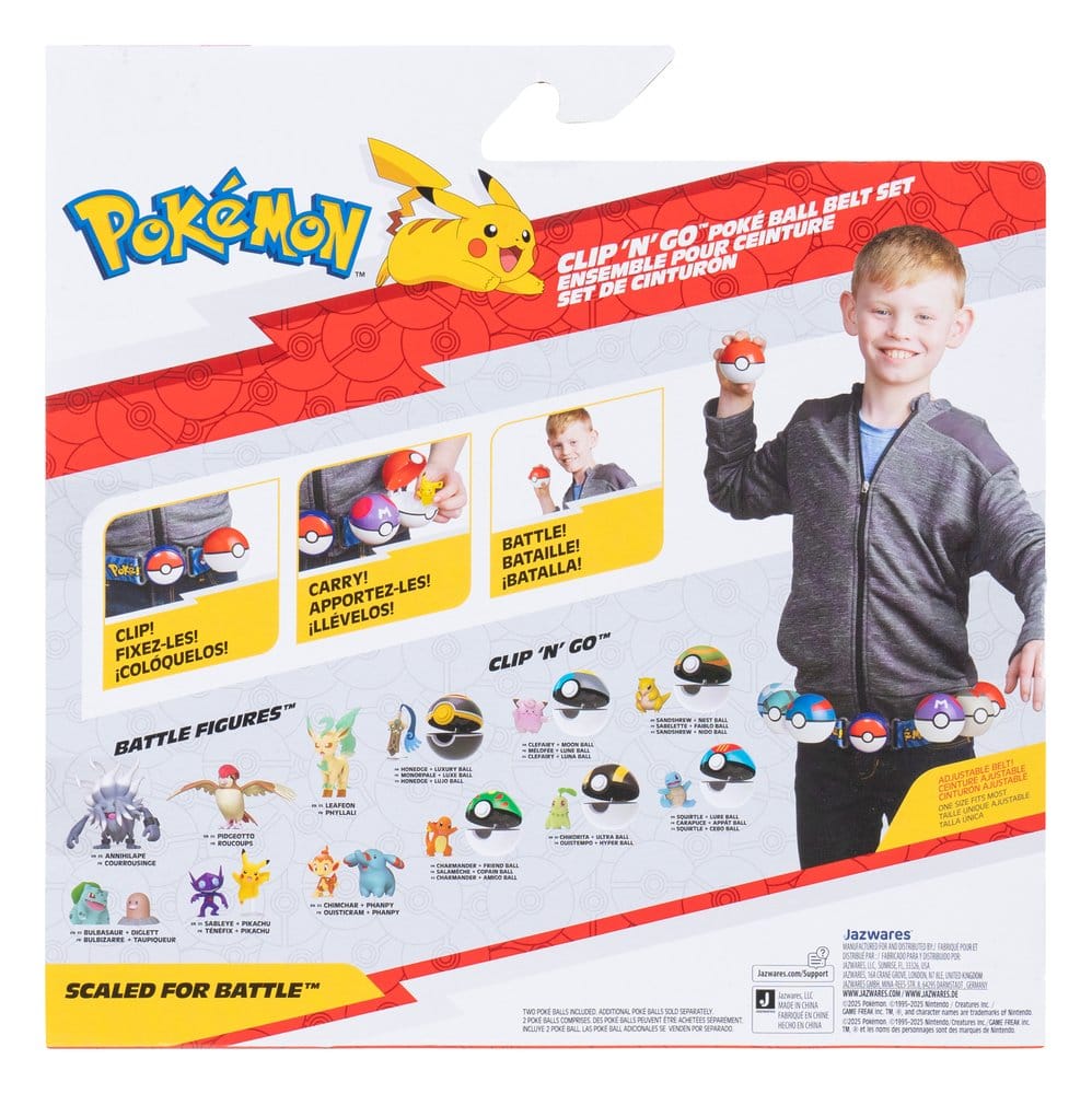 Pokémon Clip 'n' Go Gürtel-Set ver. 20 Sortiment (4)