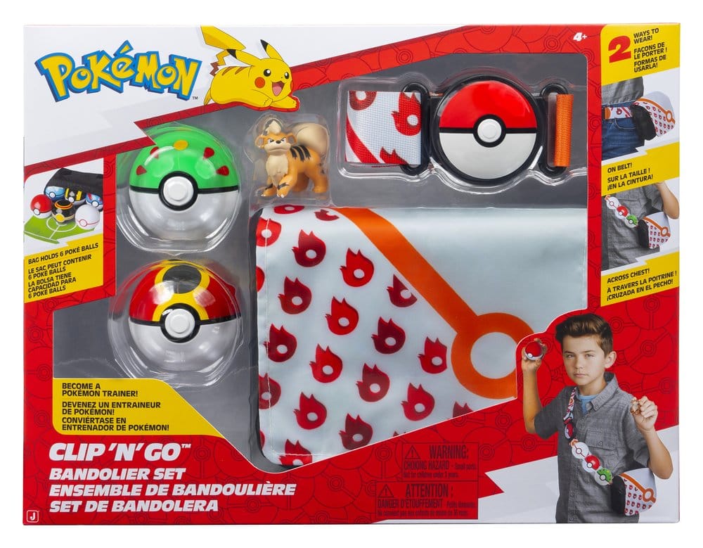 Pokémon Clip 'n' Go Patronengurt-Set ver. 6 Sortiment (4)