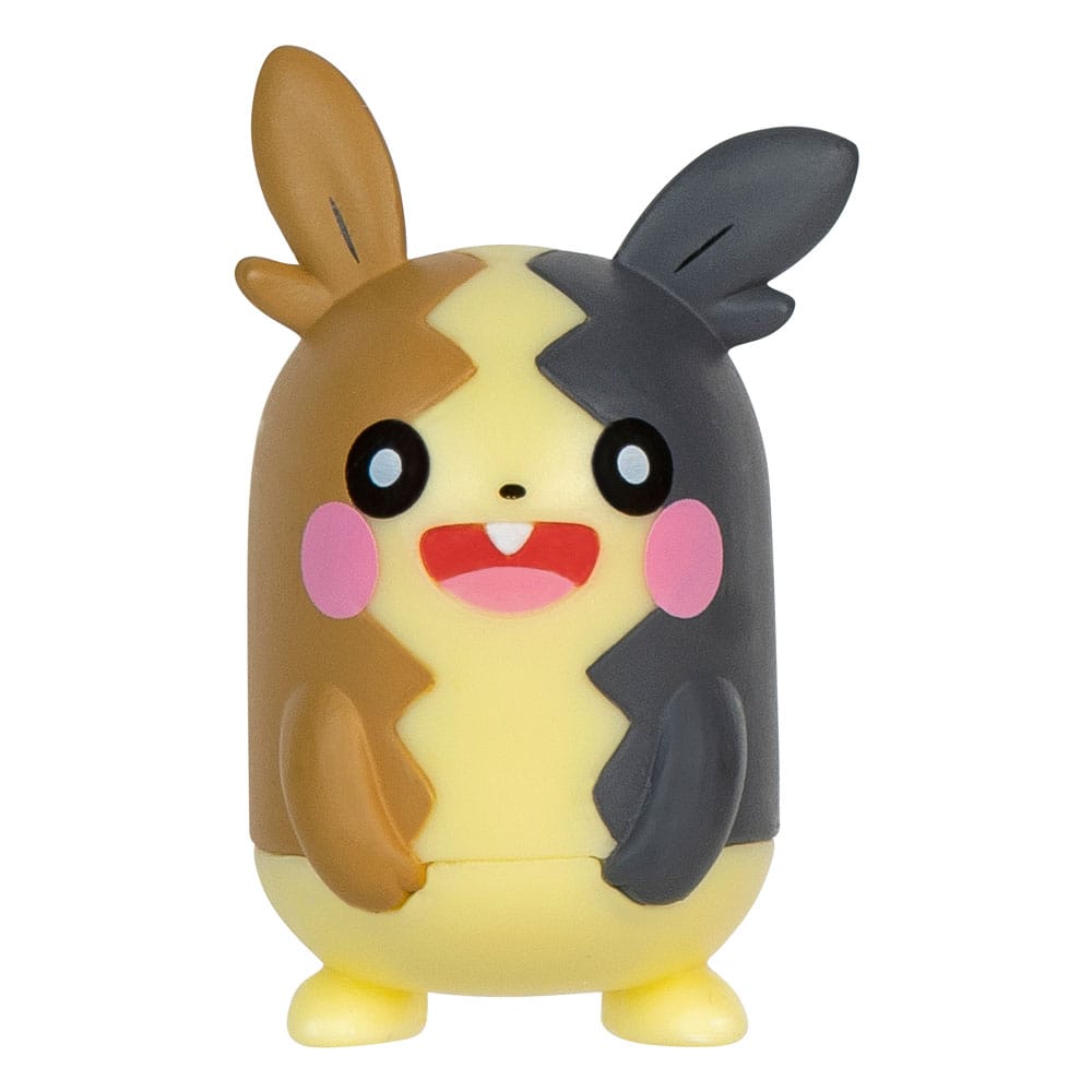Pokémon Battle Figure Set Figuren 3er-Pack Morpeko, Bisasam #1, Kickerlo 5 cm 
