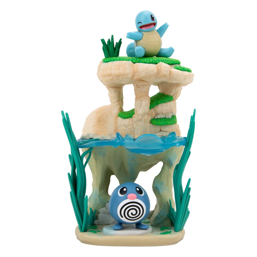 Pokémon Environment Set Seeufer & Quapsel & Schiggy 5 cm                   